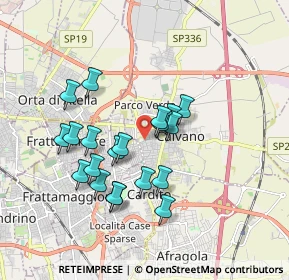 Mappa Via Santa Barbara, 80023 Caivano NA, Italia (1.6825)