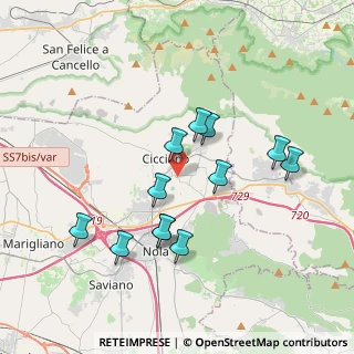 Mappa Strada Vicinale Spennata, 80030 Cicciano NA, Italia (3.6925)