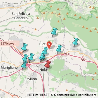 Mappa Strada Vicinale Spennata, 80030 Cicciano NA, Italia (3.81818)