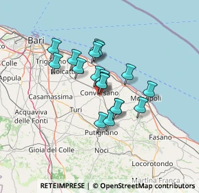 Mappa Strada Provinciale 101 Conversano Putignano, 70014 Conversano BA, Italia (10.27944)