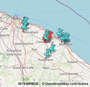 Mappa Strada Provinciale 101 Conversano Putignano, 70014 Conversano BA, Italia (11.35929)