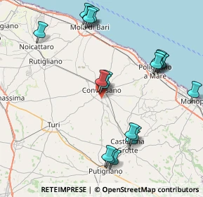 Mappa Strada Provinciale 101 Conversano Putignano, 70014 Conversano BA, Italia (9.515)