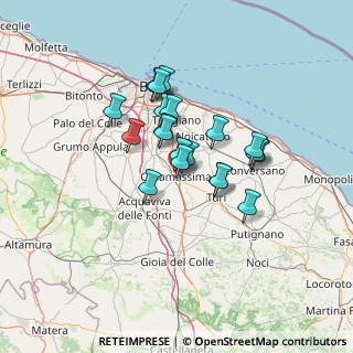 Mappa Via Imbriani, 70010 Casamassima BA, Italia (10.728)