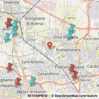 Mappa Via Perrtini, 81030 Sant'Arpino CE, Italia (3.70667)