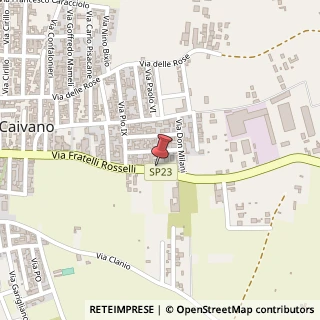 Mappa Strada Provinciale Rosselli a Gaudiello, 135, 80023 Caivano, Napoli (Campania)