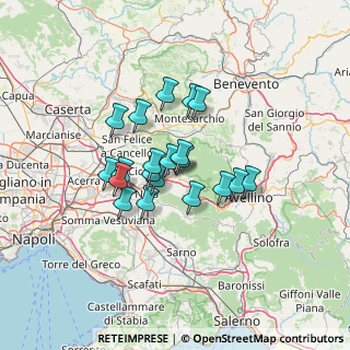 Mappa Via F. D'Avanzo, 83021 Avella AV, Italia (10.2855)