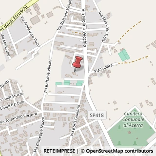 Mappa Via Molino Vecchio, 57, 80011 Acerra, Napoli (Campania)