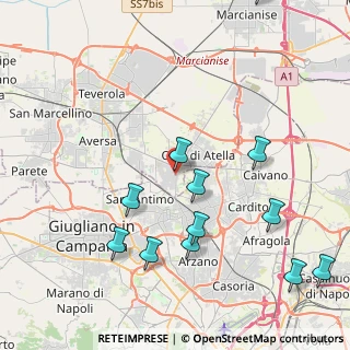 Mappa Via D'Anna Leone, 81030 Sant'Arpino CE, Italia (5.24583)
