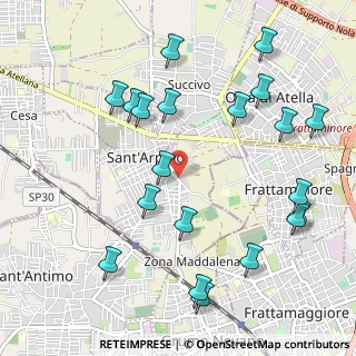 Mappa Via D'Anna Leone, 81030 Sant'Arpino CE, Italia (1.2945)