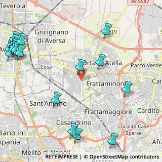 Mappa Via D'Anna Leone, 81030 Sant'Arpino CE, Italia (3.5185)