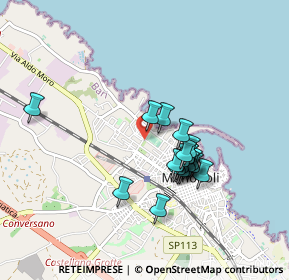 Mappa Via Trieste, 70043 Monopoli BA, Italia (0.786)