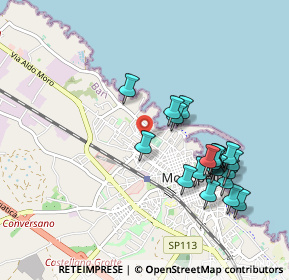 Mappa Via Trieste, 70043 Monopoli BA, Italia (1.034)