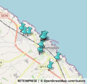Mappa Via Trieste, 70043 Monopoli BA, Italia (1.26083)