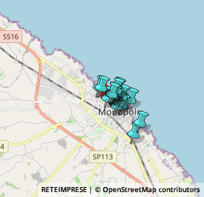 Mappa Via Trieste, 70043 Monopoli BA, Italia (0.77188)