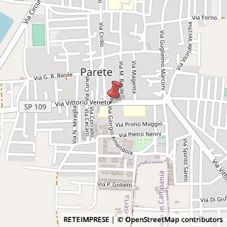 Mappa Via Giorgio Amendola, 1, 81030 Parete, Caserta (Campania)