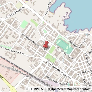 Mappa Via Vittorio Veneto,  137, 70043 Monopoli, Bari (Puglia)