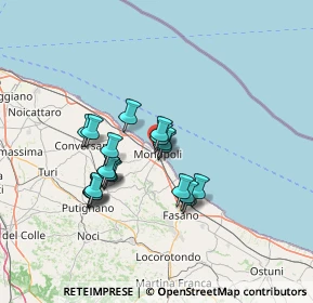 Mappa Via John Fitzgerald Kennedy, 70043 Monopoli BA, Italia (12.1035)