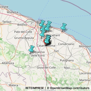Mappa Via Ricordi, 70010 Casamassima BA, Italia (6.006)
