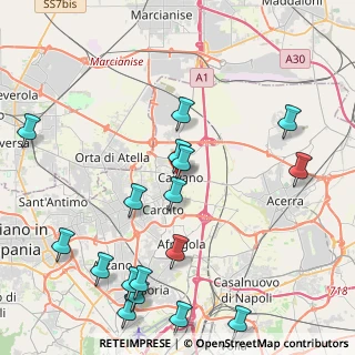 Mappa Via Silvio Pellico, 80023 Caivano NA, Italia (5.56471)