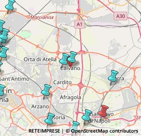 Mappa Via Pietro Maroncelli, 80023 Caivano NA, Italia (7.22235)
