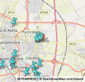 Mappa Via Pietro Maroncelli, 80023 Caivano NA, Italia (2.96923)
