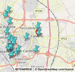Mappa Via Pietro Maroncelli, 80023 Caivano NA, Italia (3.0665)