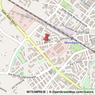 Mappa Via Baione, 13/15, 70043 Monopoli, Bari (Puglia)