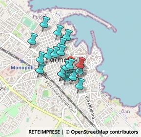 Mappa Via G. Polignani, 70043 Monopoli BA, Italia (0.3225)