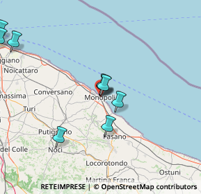 Mappa Via G. Polignani, 70043 Monopoli BA, Italia (28.536)