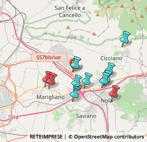 Mappa Localita' Boscofangone Centro Commerciale Vulcano Buono, 80035 Nola NA, Italia (3.53727)