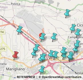 Mappa Localita' Boscofangone Centro Commerciale Vulcano Buono, 80035 Nola NA, Italia (2.6465)