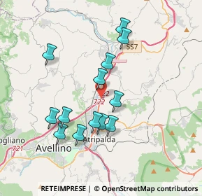 Mappa SS7, 83100 Avellino AV, Italia (3.62846)
