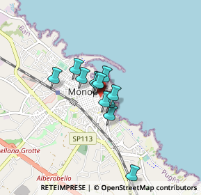 Mappa Via U. Bassi, 70043 Monopoli BA, Italia (0.50077)