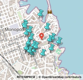 Mappa Via Argento, 70043 Monopoli BA, Italia (0.2035)
