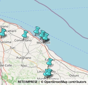 Mappa Chiasso Cucchiaia, 70043 Monopoli BA, Italia (16.3225)