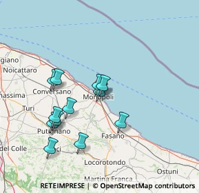 Mappa Via Argento, 70043 Monopoli BA, Italia (14.25333)