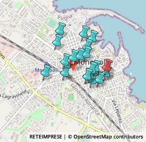 Mappa Via Umberto I, 70043 Monopoli BA, Italia (0.323)