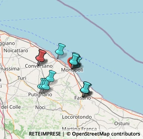 Mappa Via Umberto I, 70043 Monopoli BA, Italia (10.67353)
