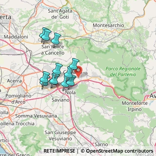 Mappa Via Provinciale per Schiava, 80030 Comiziano NA, Italia (6.85583)