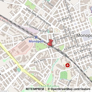 Mappa Via Amleto Pesce, 12, 70043 Monopoli, Bari (Puglia)