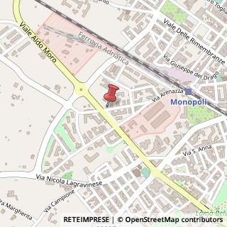 Mappa Via Baione, 67, 70043 Monopoli, Bari (Puglia)