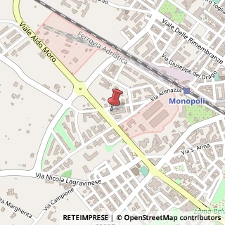 Mappa Via Baione, 200, 70043 Monopoli, Bari (Puglia)