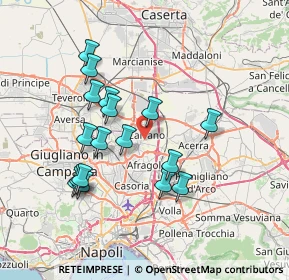 Mappa Via Ugo Foscolo, 80023 Caivano NA, Italia (7.34)