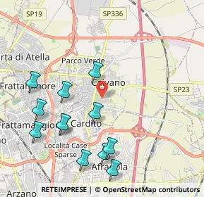 Mappa Via Ugo Foscolo, 80023 Caivano NA, Italia (2.44583)