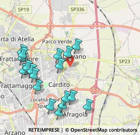 Mappa Via Ugo Foscolo, 80023 Caivano NA, Italia (2.32444)