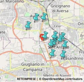 Mappa Via Piero Calamandrei, 81031 Aversa CE, Italia (1.59692)