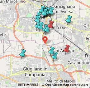 Mappa Via Piero Calamandrei, 81031 Aversa CE, Italia (1.999)