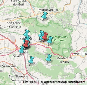 Mappa Via Paride Vetrano, 83022 Baiano AV, Italia (6.41125)