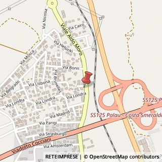 Mappa Viale Aldo Moro, 429, 07026 Olbia, Olbia-Tempio (Sardegna)