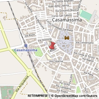 Mappa Via Rosario, 6, 70010 Casamassima, Bari (Puglia)
